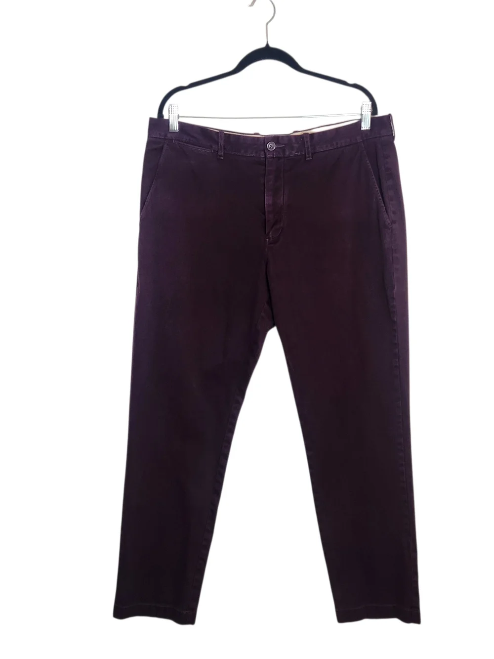J. Crew Mens Plum Stretch Chino Pants Size 36x32